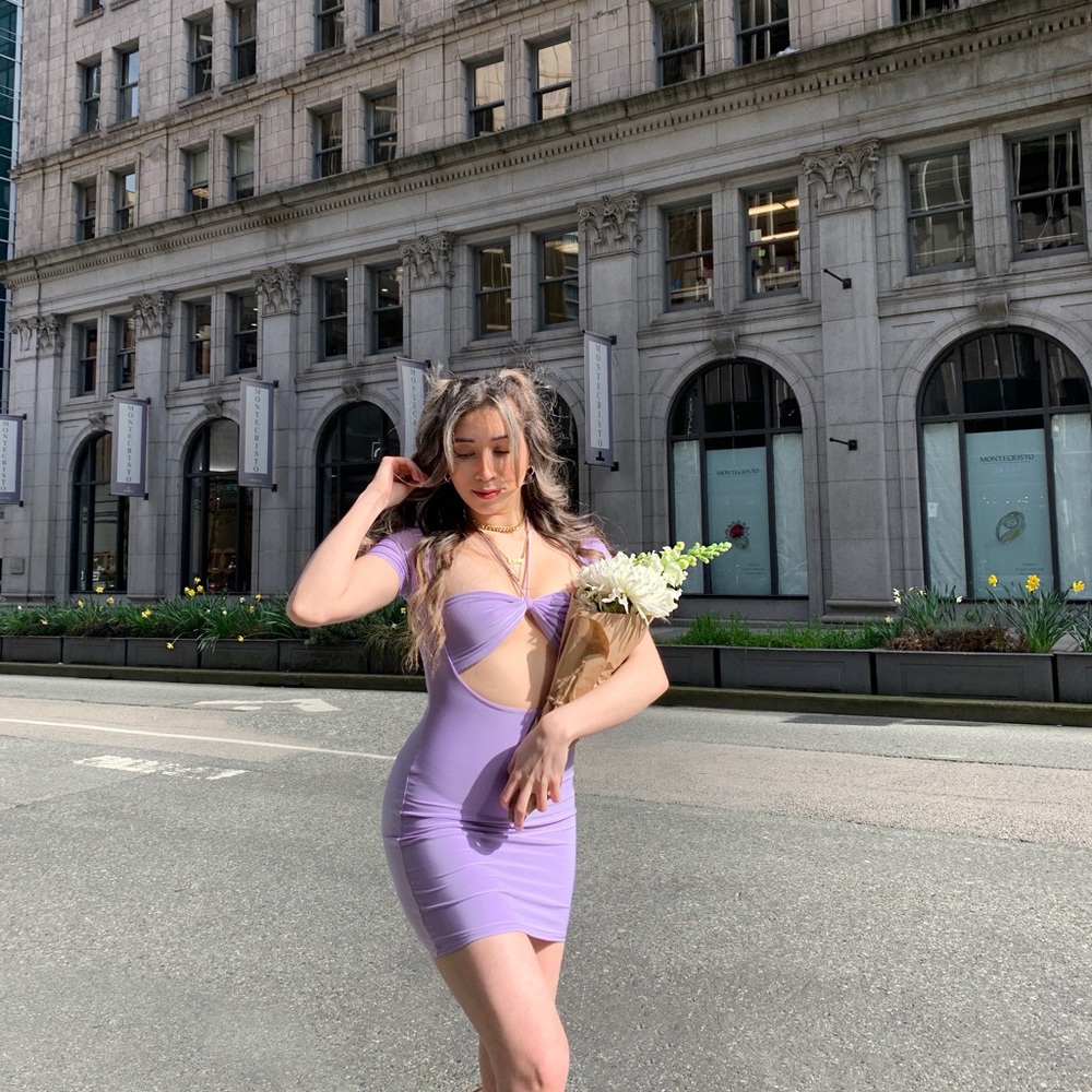 BaddieVille Mimosa Mini Dress
